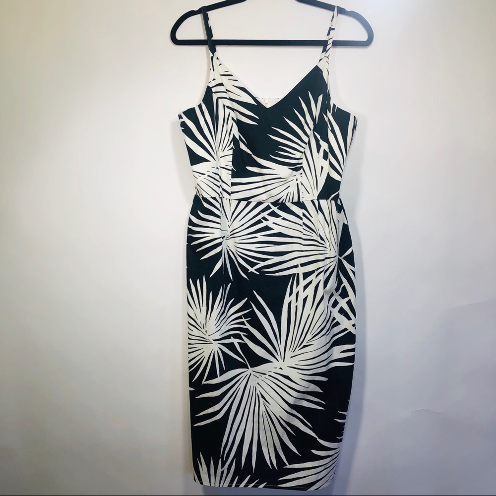 2/$12 Maggy London Tropical Sheath Dress